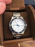 Buy Shop Breitling Superocean 42mm White Dial Silver Steel Strap Watch for Men - A17366D81A1A1 USA Online
