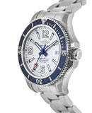 Buy Shop Breitling Superocean 42mm White Dial Silver Steel Strap Watch for Men - A17366D81A1A1 USA Online