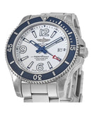 Buy Shop Breitling Superocean 42mm White Dial Silver Steel Strap Watch for Men - A17366D81A1A1 USA Online