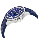 Buy Shop Breitling Superocean 44mm Automatic Blue Dial Blue Rubber Strap Watch for Men - A17367D81C1S2 USA Online