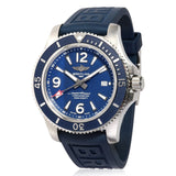 Buy Shop Breitling Superocean 44mm Automatic Blue Dial Blue Rubber Strap Watch for Men - A17367D81C1S2 USA Online