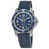 Buy Shop Breitling Superocean 44mm Automatic Blue Dial Blue Rubber Strap Watch for Men - A17367D81C1S2 USA Online