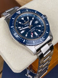 Buy Shop Breitling Superocean 44mm Special Blue Dial Silver Steel Strap Watch for Men - Y17393161C1A1 USA Online