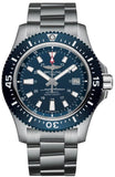 Buy Shop Breitling Superocean 44mm Special Blue Dial Silver Steel Strap Watch for Men - Y17393161C1A1 USA Online