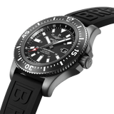 Buy Shop Breitling Superocean 44mm Special Volcano Black Dial Black Rubber Strap Watch for Men - M17393131B1S1 USA Online