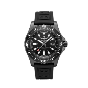 Buy Shop Breitling Superocean 44mm Special Volcano Black Dial Black Rubber Strap Watch for Men - M17393131B1S1 USA Online