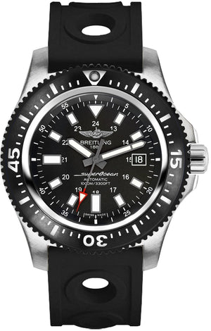 Buy Shop Breitling Superocean 44mm Special Volcano Black Dial Black Rubber Strap Watch for Men - Y1739310/BF45/227S/A20SS.1 USA Online