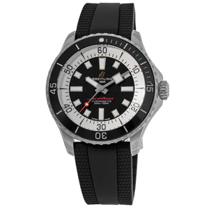 Buy Shop Breitling Superocean Automatic 42 Black Dial Black Rubber Strap Watch for Men - A17375211B1S1 USA Online