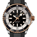 Buy Shop Breitling Superocean Automatic 42 Black Dial Black Rubber Strap Watch for Men - U17375211B1S1 USA Online