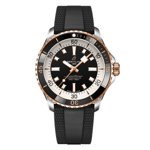 Buy Shop Breitling Superocean Automatic 42 Black Dial Black Rubber Strap Watch for Men - U17375211B1S1 USA Online