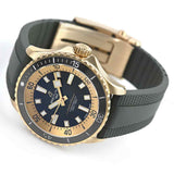 Buy Shop Breitling Superocean Automatic 42 Green Dial Green Rubber Strap Watch for Men - N17375201L1S1 USA Online