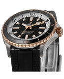 Buy Shop Breitling Superocean Automatic 42mm 18K Red Gold & Black Dial Black Rubber Strap Watch for Men - U17375211B1S1 USA Online