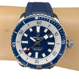 Buy Shop Breitling Superocean Automatic 42mm Blue Dial Blue Rubber Strap Watch for Men - A17375E71C1S1 USA Online