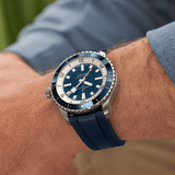 Buy Shop Breitling Superocean Automatic 42mm Blue Dial Blue Rubber Strap Watch for Men - A17375E71C1S1 USA Online