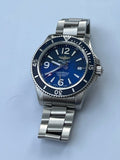 Buy Shop Breitling Superocean Automatic 42mm Blue Dial Silver Steel Strap Watch for Men - A17366D81C1A1 USA Online