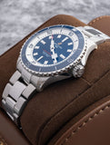 Buy Shop Breitling Superocean Automatic 42mm Blue Dial Silver Steel Strap Watch for Men - A17375E71C1A1 USA Online