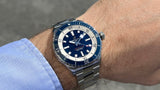 Buy Shop Breitling Superocean Automatic 42mm Blue Dial Silver Steel Strap Watch for Men - A17375E71C1A1 USA Online