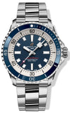 Buy Shop Breitling Superocean Automatic 42mm Blue Dial Silver Steel Strap Watch for Men - A17375E71C1A1 USA Online