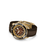 Breitling Superocean Automatic 44 Brown Dial Brown Rubber Strap Watch for Men - N17376201Q1S1