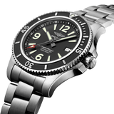 Buy Shop Breitling Superocean Automatic 44mm Black Dial Silver Steel Strap Watch for Men - A17367D71B1A1 USA Online