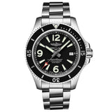 Buy Shop Breitling Superocean Automatic 44mm Black Dial Silver Steel Strap Watch for Men - A17367D71B1A1 USA Online