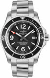 Buy Shop Breitling Superocean Automatic 44mm Black Dial Silver Steel Strap Watch for Men - A17367D71B1A1 USA Online