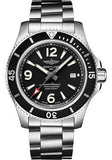 Buy Shop Breitling Superocean Automatic 44mm Black Dial Silver Steel Strap Watch for Men - A17367D71B1A1 USA Online