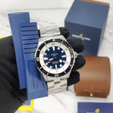 Buy Shop Breitling Superocean Automatic 44mm Blue Dial Silver Steel Strap Watch for Men - A17376211C1A1 USA Online