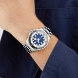 Buy Shop Breitling Superocean Automatic 44mm Blue Dial Silver Steel Strap Watch for Men - A17376211C1A1 USA Online