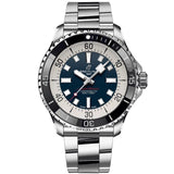 Buy Shop Breitling Superocean Automatic 44mm Blue Dial Silver Steel Strap Watch for Men - A17376211C1A1 USA Online