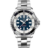 Buy Shop Breitling Superocean Automatic 44mm Blue Dial Silver Steel Strap Watch for Men - A17376211C1A1 USA Online