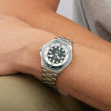 Buy Shop Breitling Superocean Automatic 44mm Navy Green Dial Green Rubber Strap Watch for Men - A17376A31L1A1 USA Online