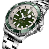 Buy Shop Breitling Superocean Automatic 44mm Navy Green Dial Green Rubber Strap Watch for Men - A17376A31L1A1 USA Online