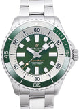 Buy Shop Breitling Superocean Automatic 44mm Navy Green Dial Green Rubber Strap Watch for Men - A17376A31L1A1 USA Online