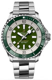 Buy Shop Breitling Superocean Automatic 44mm Navy Green Dial Green Rubber Strap Watch for Men - A17376A31L1A1 USA Online