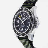 Buy Shop Breitling Superocean Automatic 44mm Outerknown Green Dial Green Nylon Strap Watch for Men - A17367A11L1W1 USA Online