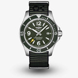 Buy Shop Breitling Superocean Automatic 44mm Outerknown Green Dial Green Nylon Strap Watch for Men - A17367A11L1W1 USA Online