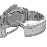 Buy Shop Breitling Superocean Automatic 44mm Turquoise Dial Silver Steel Strap Watch for Men - A17376211L2A1 USA Online