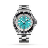 Buy Shop Breitling Superocean Automatic 44mm Turquoise Dial Silver Steel Strap Watch for Men - A17376211L2A1 USA Online