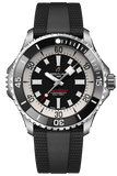 Breitling Superocean Automatic 46 Black Dial Black Rubber Strap Watch for Men - A17378211B1S1
