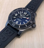 Buy Shop Breitling Superocean Automatic 46mm Black Dial Black Rubber Strap Watch for Men - M17368B71B1S1 USA Online