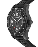 Buy Shop Breitling Superocean Automatic 46mm Black Dial Black Rubber Strap Watch for Men - M17368B71B1S1 USA Online