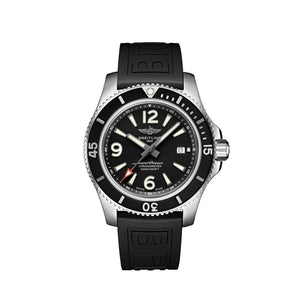Buy Shop Breitling Superocean Automatic 46mm Black Dial Black Rubber Strap Watch for Men - M17368B71B1S1 USA Online