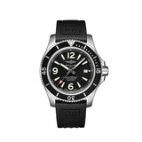 Buy Shop Breitling Superocean Automatic 46mm Black Dial Black Rubber Strap Watch for Men - M17368B71B1S1 USA Online