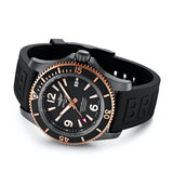 Buy Shop Breitling Superocean Automatic 46mm Black Dial Black Rubber Strap Watch for Men - U17368221B1S1 USA Online