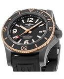 Buy Shop Breitling Superocean Automatic 46mm Black Dial Black Rubber Strap Watch for Men - U17368221B1S1 USA Online