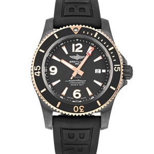 Buy Shop Breitling Superocean Automatic 46mm Black Dial Black Rubber Strap Watch for Men - U17368221B1S1 USA Online