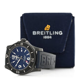 Buy Shop Breitling Superocean Automatic 46mm Blue Dial Blue Rubber Strap Watch for Men - M17368D71C1S1 USA Online