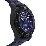 Buy Shop Breitling Superocean Automatic 46mm Blue Dial Blue Rubber Strap Watch for Men - M17368D71C1S1 USA Online