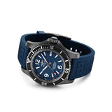 Buy Shop Breitling Superocean Automatic 46mm Blue Dial Blue Rubber Strap Watch for Men - M17368D71C1S1 USA Online